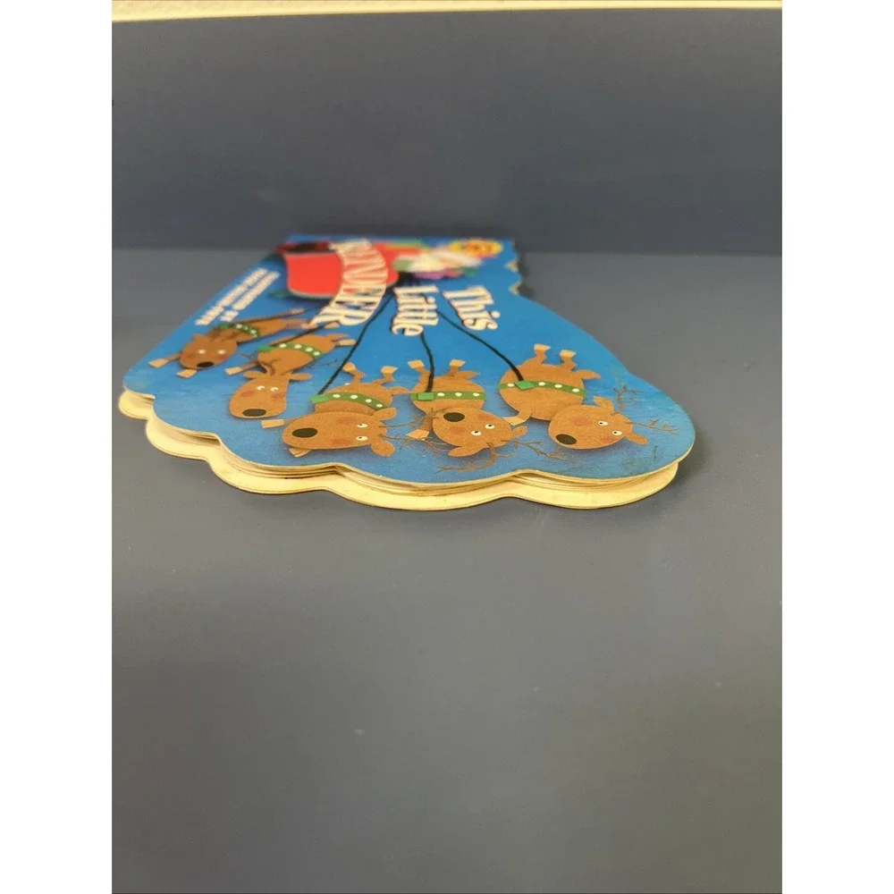 THIS LITTLE REINDEER (PLAYTIME RHYMES) By Public Domain & Paige Billin-frye *VG*